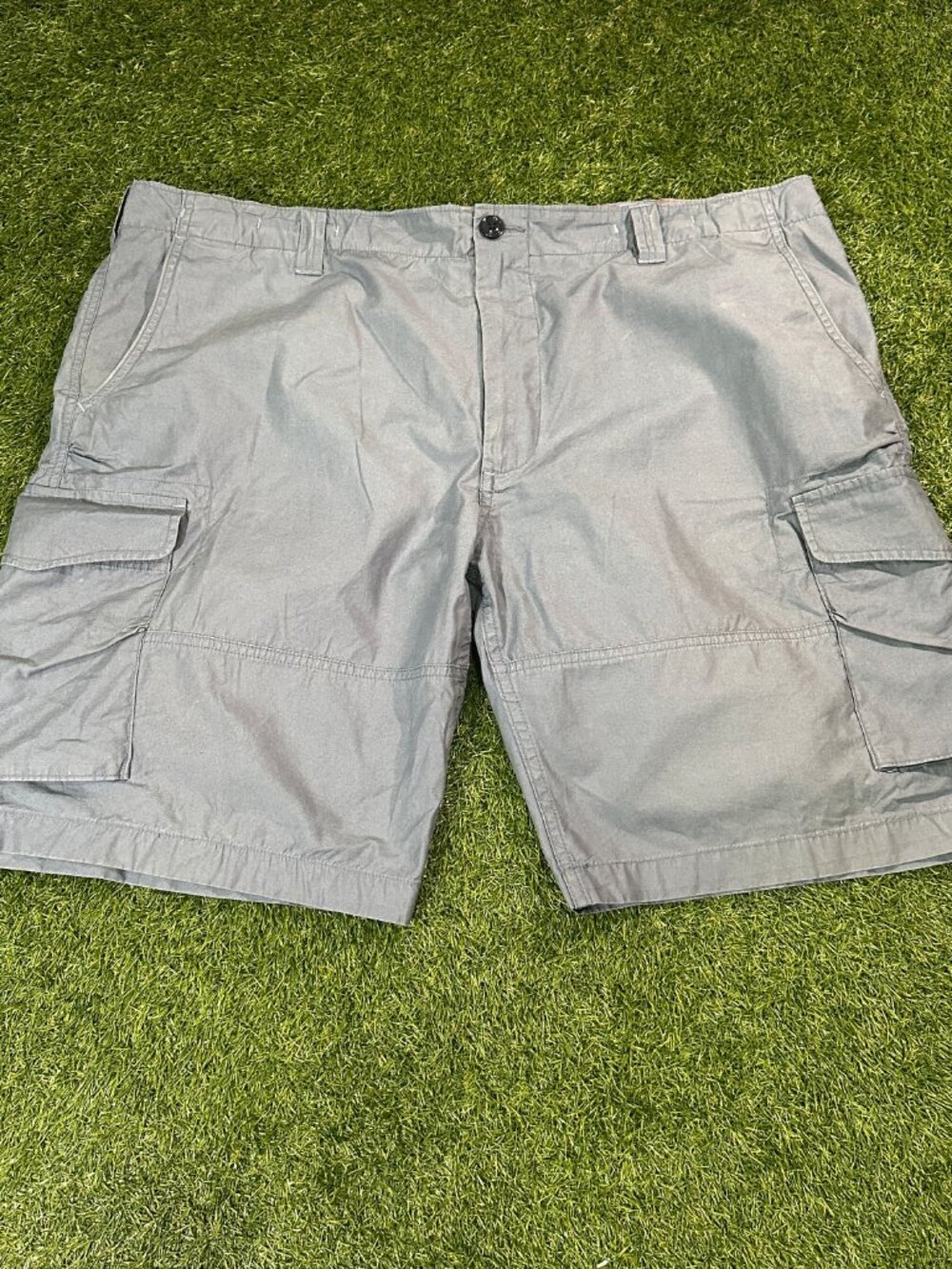 Polo Ralph Lauren Mens 42 Classic Fit Cargo Shorts Grey Blue Military Utility